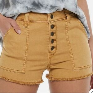 SOL Women's High Rise Utility Shorts, Sz 10